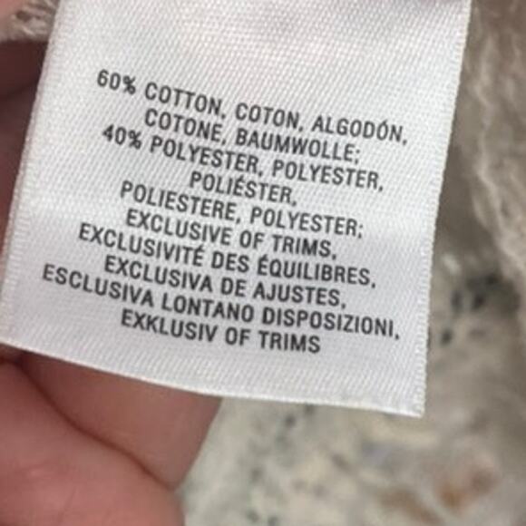 Anthropologie Akemi + Kin Open Knit Crochet Fringe Boho Franja Pullover Blouse - Picture 10 of 12